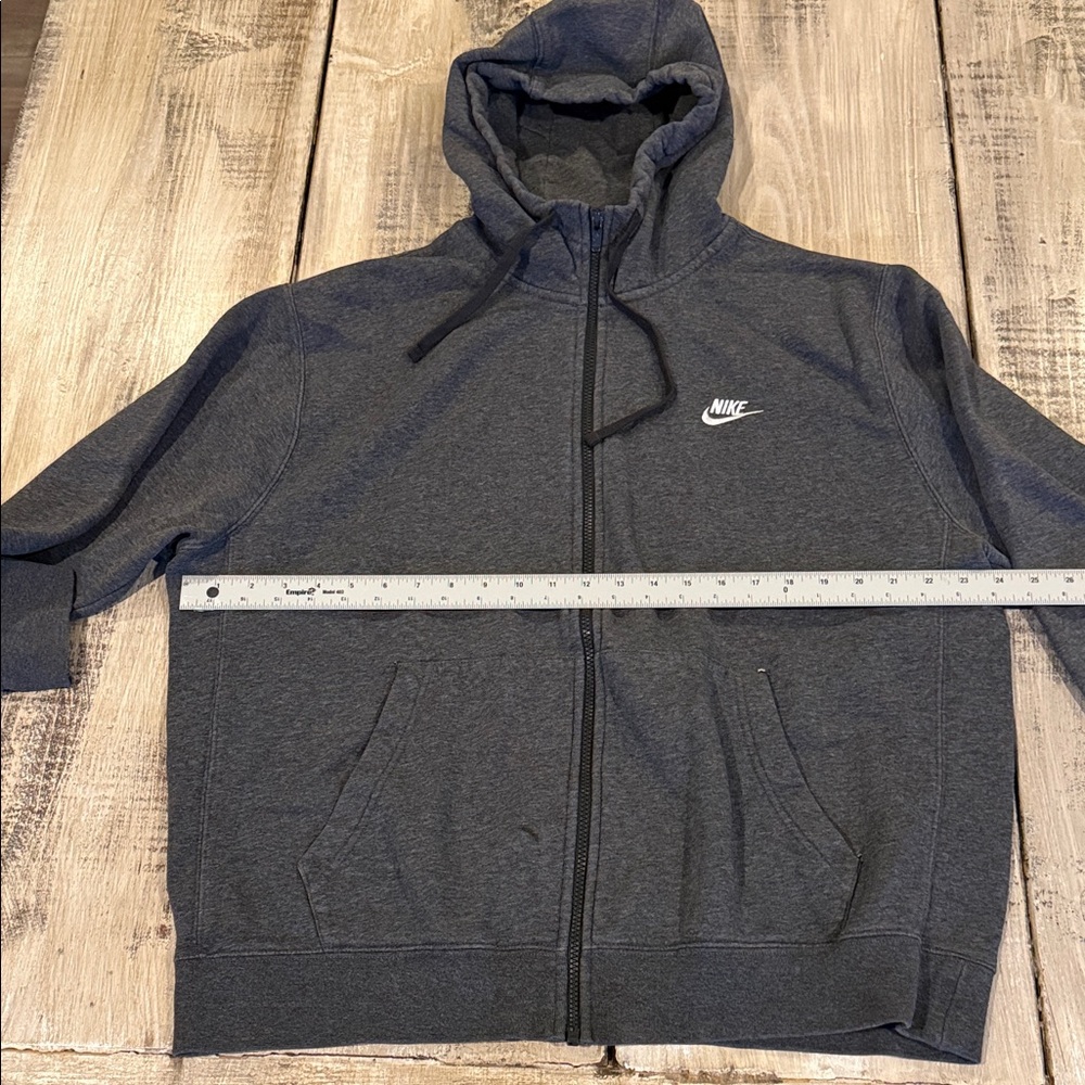 Nike Charcoal Full-Zip Hoodie - Picture 4 of 12